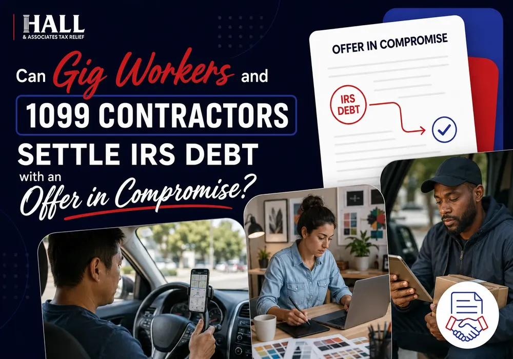 Can Gig Workers and 1099 Contractors Settle IRS Debt with an Offer in Compromise?