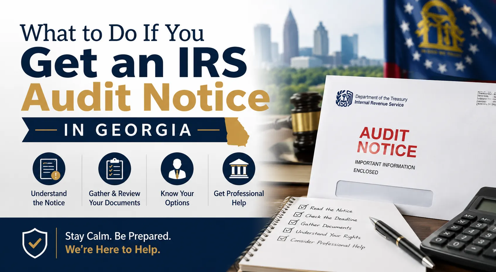 What to Do If You Get an IRS Audit Notice in Georgia (2026 Guide)
